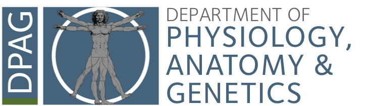 Department of Physiology, Anatomy and Genetics logo