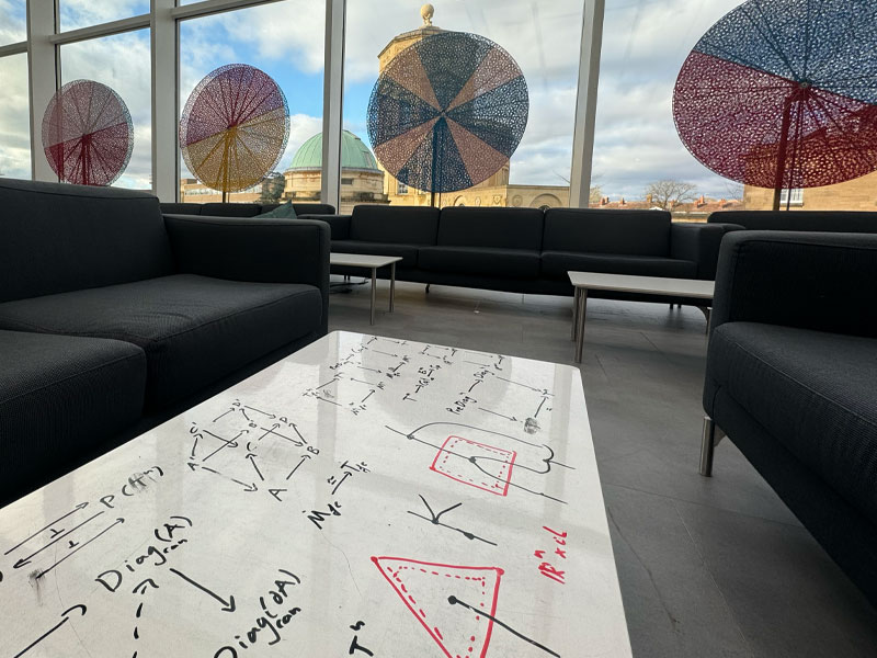 The Mathematical Institute common room. Photo by Evan Nedyalkov