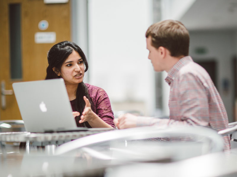Two computer science students © Department of Computer Science